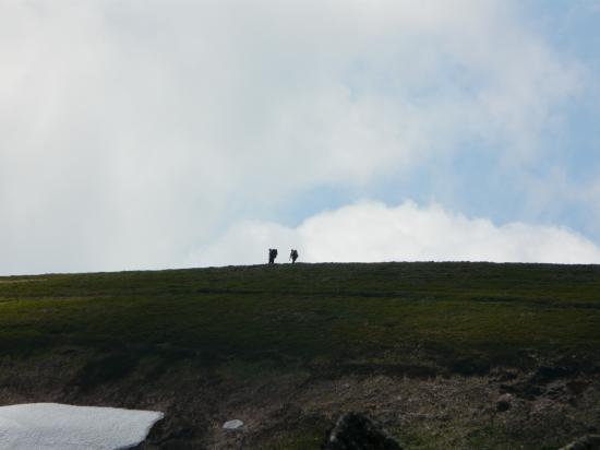 randonneurs sur les crêtes des vosges