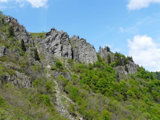 vue d'ensemble du site d'escalade de la Martinswand