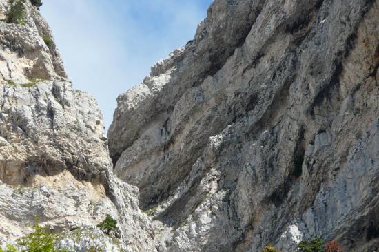 le haut de la brèche Arnaud