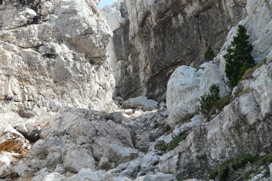 le haut de la cheminée accédant à chamechaude