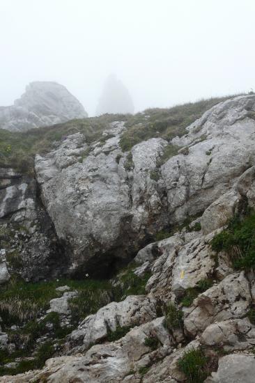 Descente vers le col d' Aye - dent de Crolles