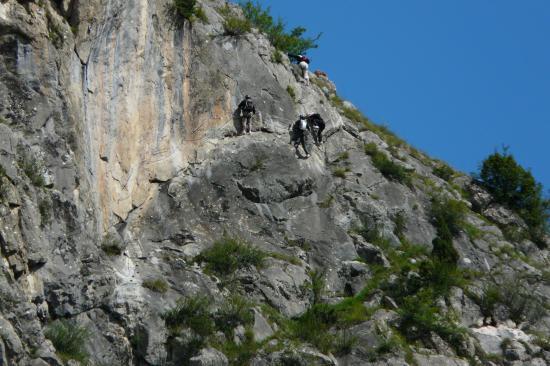 Dans la première partie de la via de Poingt Ravier à valloire