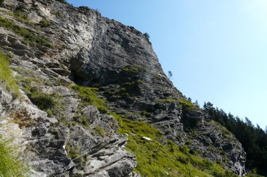 la deuxième partie de la via du col de la Madeleine