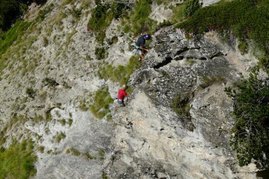 dans le ressaut après la traversée du départ - via col de la madeleine