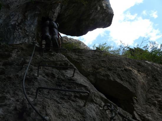 vers la sortie de Poingt Ravier - via de valloire