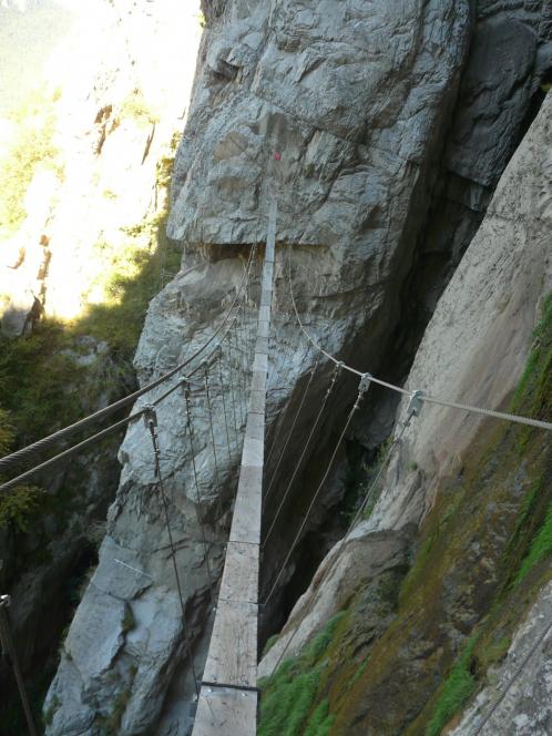 la passerelle de Pontamafrey